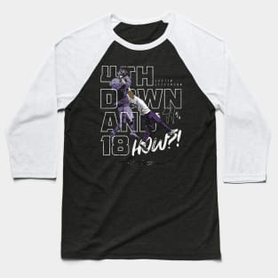 Justin Jefferson Minnesota 4th & 18 Baseball T-Shirt